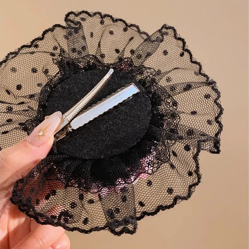 Cherry Cake Hair Clip Delight