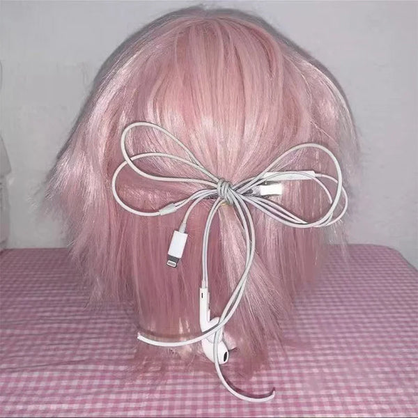 headphones hairclip