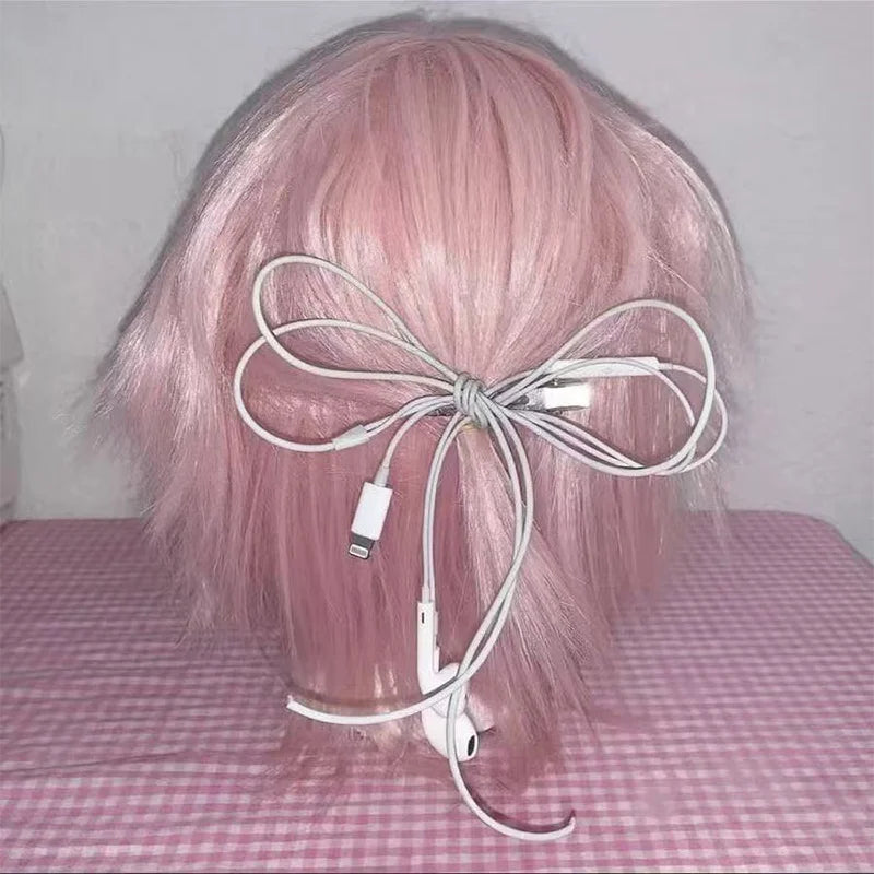 headphones hairclip