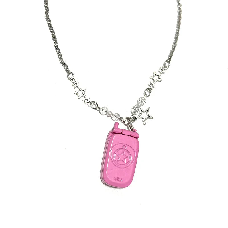 Pink Star Bead Necklace Magic