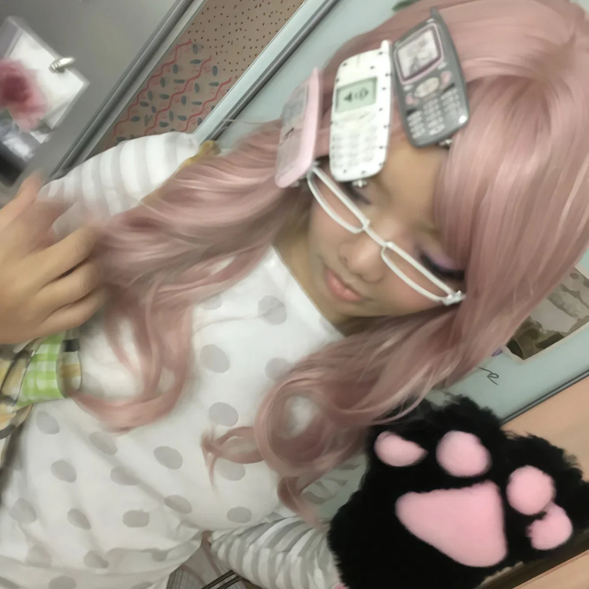 Stylish Punk Phone Hair Clips