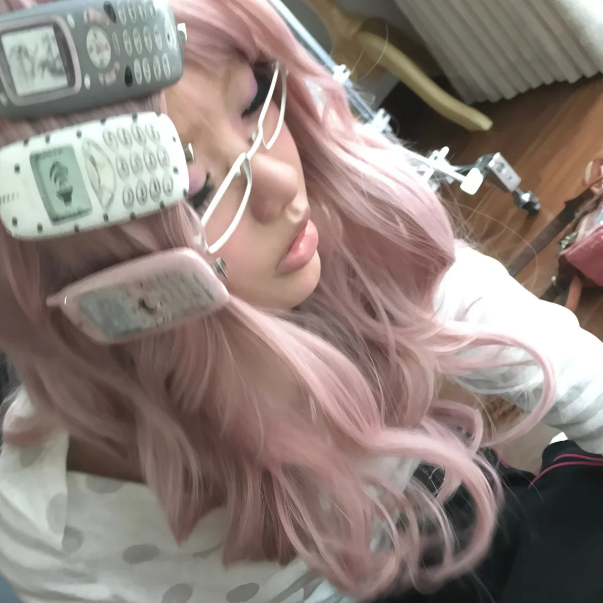 Stylish Punk Phone Hair Clips